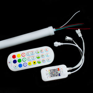 Silicone 30mm <span class=keywords><strong>24</strong></span> <span class=keywords><strong>Volts</strong></span> Flexible 360 Degrés Flex Néon <span class=keywords><strong>Led</strong></span> Tube Lumière Multicolore IC WS2811/SM16703P - Product Image 4