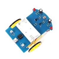 Kit de Coche Robótico Inteligente OKY5044 D2-1 con Motor TT y Ruedas para Aprendizaje de Programación con Arduino