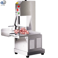 Machine à découper les os avec table coulissante, trancheuse à viande stable pour supermarché, hôtel, boucherie, cantine scolaire, restauration rapide