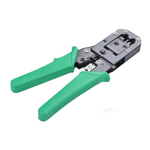 Rj45 <b>Crimping</b> <b>Tool</b> 23 Awg Steel <b>Wire</b> Stripper And Cutter For Network Cable With Soft Grip Handles Industrial Grade - Product Image 1