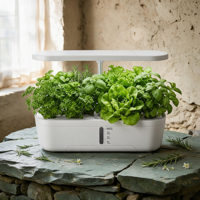Système de culture hydroponique sans terre, kit de jardinage intelligent d'intérieur avec lumière de croissance LED et arrosage automatique pour la maison