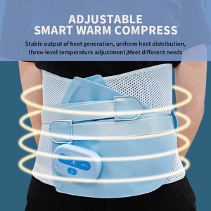 Ceinture chauffante sans fil pour soulager les douleurs dorsales, masseur lombaire avec chauffe-ventre, support de taille rechargeable ST-1208 sans fil - Product Image 3