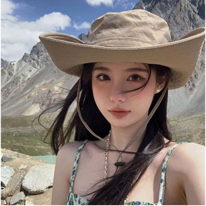 หมวกบักเก็ตกลางแจ้ง ปรับขนาดได้ ป้องกันแสงแดด ระบายอากาศได้ดี เหมาะสำหรับฤดูร้อน ตกปลา เดินป่า สำหรับผู้ใหญ่ ใช้ได้ทั้งชายและหญิง - Product Image 1