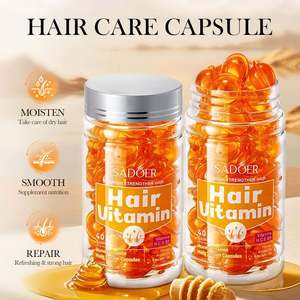 Private Label Honing Vitamine Haarverzorging Essentiële Olie Serum <span class=keywords><strong>Capsules</strong></span> Verfrissend Niet-vet Verbeterd Droogheid Aanvulling Voeding - Product Image 2