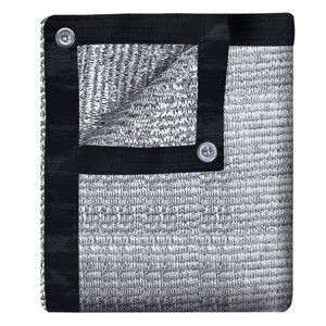 יריעת הצללה לרכב מבד רשת כסוף, 80% הגנה מפני חום וקרינת UV, בד הצללה מחזיר אור מאלומיניום - Product Image 2