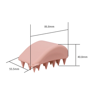 Cute Shaped Silicone <b>Scalp</b> Massager Shampoo <b>Brush</b> Soft Silicone <b>Scalp</b> Scrubber with Silicone Ropes - Product Image 6