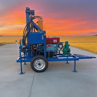 Fabricant professionnel de machines de forage de puits d'eau portables et personnalisées de 100 m à 150 m