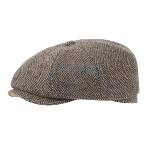 قبعة رجالية صوفية عتيقة طراز Duckbill Ivy Gatsby مسطحة، قبعة قيادة جديدة مسامية من التويد Pinstripe، قبعة Newsboy للرجال - Product Image 1