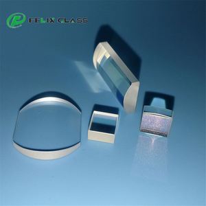 Lente de Vidrio Óptico Cuadrado Cilíndrico de Cuarzo Fundido de Sílice, Zafiro y CaF2 FELIX BK7 K9 para Espectroscopia y Diodo Láser - Product Image 5