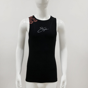 Débardeurs côtelés de sport pour hommes grandes tailles, roses, de qualité supérieure - Product Image 5