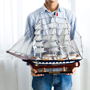 <span class=keywords><strong>Bateau</strong></span> <span class=keywords><strong>en</strong></span> <span class=keywords><strong>bois</strong></span> artisanal de 60 cm, modèle de voilier méditerrané<span class=keywords><strong>en</strong></span>, décoration nautique pour la maison ou le bureau - Product Image 2