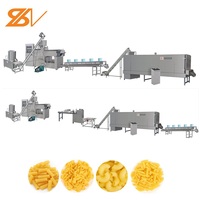 Ligne de production de pâtes et de macaronis en gros, capacité de 100 à 400 kg par heure, machine de fabrication de macaronis