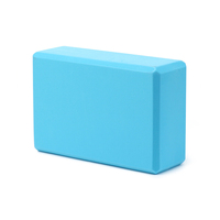 Chine Vente en gros 220g Bloc de yoga en mousse EVA haute densité Brique de yoga fitness légère pour entraînements et yoga Logo personnalisable