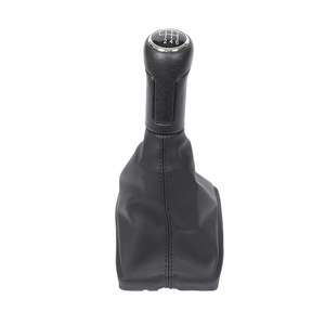 Audi Car Gear <b>Shift</b> <b>Knob</b> Cover Leather 6-Speed Manual Transmission For Audi A6L QZXN-B02 - Product Image 5