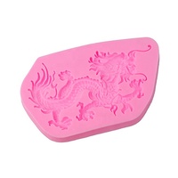 Chinesischer Drache Fondant Silikon form Kuchen Dekoration Silikon form Kuchen Werkzeug