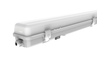 Luminaires LED pour magasins, détecteur de mouvement, boîtier étanche, luminaire linéaire étanche à la vapeur 600 mm avec fonction d'urgence