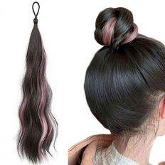 Merde Cheveux Accessoires Bande De Cheveux Bandeau Partie Waip Tressé Haut Volume Extensions De Cheveux Humains - Product Image 1