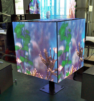 Écran LED flexible numérique MTNLED P4 en promotion, affichage LED incurvé portable en couleur pleine, panneau d'écran LED souple 3000cd 4mm