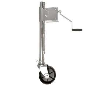Cric de remorque avec roues <span class=keywords><strong>et</strong></span> mamelon de graisse zingué - Product Image 3