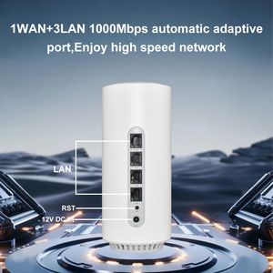 OEM ODM Kuwfi Dual Band Đa Gigabit Cổng Router 5G CPE 3000Mbps Wifi6 VPN Chức Năng Trong Nhà 5G Router Cho Nhà Thông Minh - Product Image 3