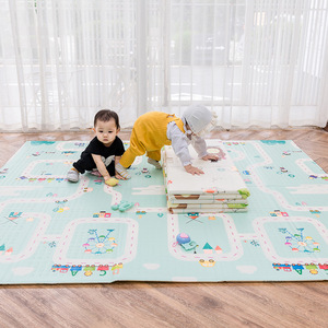 <span class=keywords><strong>Tapis</strong></span> d'éveil pour bébé pliable et réversible, <span class=keywords><strong>grand</strong></span>, imperméable, en <span class=keywords><strong>mousse</strong></span> XPE, <span class=keywords><strong>tapis</strong></span> de jeu pour bébé - Product Image 2
