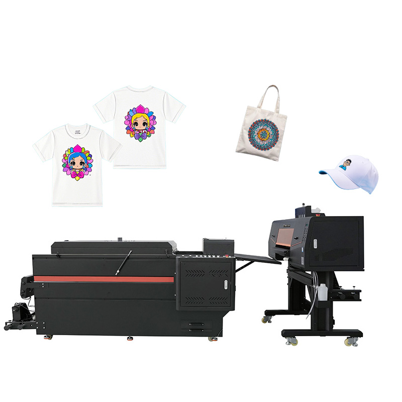 Betcolor Automatic 4-Head I3200 Digital DTF Printer 60cm Film Offset T-shirt Printing Machine New Shake Powder DTF Printer
