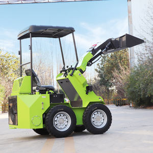 Mini-chargeuse compacte 4x4 à moteur essence haute efficacité de fabrication chinoise, pompe moteur, capacité de godet 0,2 m³, 17 kW, garantie 1 an - Product Image 2