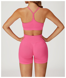 Nuevos sujetadores deportivos sexis sin costuras para mujer, chaleco deportivo, Top deportivo Y espalda, sujetador de Yoga para correr, Fitness, transpirable, a prueba de golpes, sujetador de Yoga - Product Image 2