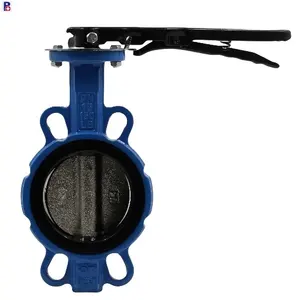 China manufacturer good quality DI body DI disc EPDM seat wafer butterfly valve