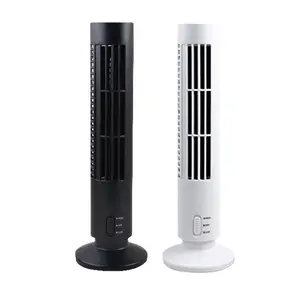 Persoonlijke Usb Portable Quiet Cooling Tower Ventilator Met Turbine Technologie Mini Tabletop Fan Voor Slaapkamer Kantoor