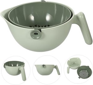 Hot Selling Original Design New Product Double Layers Vegetable Fruit Washing Bowl for Kitchen Plastic <b>Drain</b> <b>Basket</b> - Product Image 3