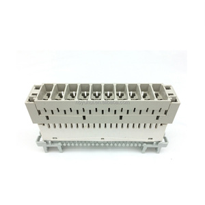 Mô-đun ABS 10 cặp với bộ bảo vệ chống sét Krone LSA 3 cực, hộp chứa không có cầu chì, linh kiện viễn thông - Product Image 2