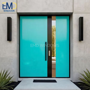 Puertas de Entrada Exteriores de Hierro Forjado con Parte Superior Redonda y Luz Lateral - Product Image 1