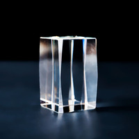 Bloc de cristal K9 transparent de qualité supérieure, en forme de cube, de différentes tailles, pour gravure, vente en gros Small Bridge Crystal