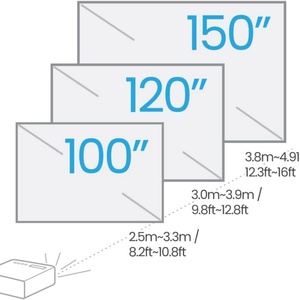 W2710 Data <b>Projector</b> 2200 Ansi Lumens DLP 2160P W128824354- 3840X2160 White Grey W2710 W2710 W2710 - Product Image 5