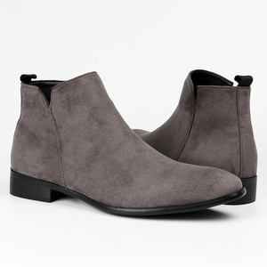 YB922-7 prix de gros bon marché chaussures grande taille bottes <span class=keywords><strong>chelsea</strong></span> bottines en daim - Product Image 2