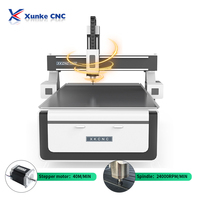Xunke Haute Efficacité 1325 CNC pour la Fabrication de Portes d'Armoires Profilés en Aluminium Table à Vide Traitement du MDF Contreplaqué
