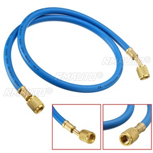 Manguera de Carga para Aire Acondicionado R134A de 90CM, Adaptador de Recarga de Refrigerante, Tubo de Refrigerante de 15MM para R410a R22 R12 1/4" SAE - Product Image 1