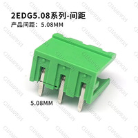 Champion KF2EDGK 5.08MM Terminal Blocks PCB Connector Straight Curved Foot Seat 2/3/4/5/10/12P Plug-In Type TW