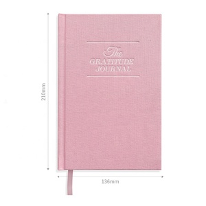 Individuell Bedrucktes A5 Leinen-Hardcover Wellness-Tagebuch Öko-Notizbuch Achtsamkeits- und Inspirations-<span class=keywords><strong>Journal</strong></span> mit Dankbarkeitsaufzeichnungen - Product Image 3