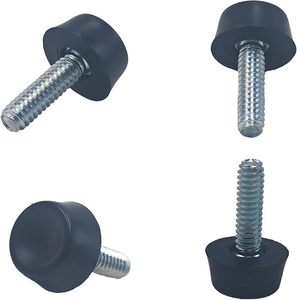 Alzata Mobili Pavimento Set 4 Piedini Regolabili Per Mobili - Gambe Letto/ Tavolo Regolabili 1-5cm Portata 50kg Alzare Il