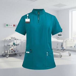 Conjunto de Uniformes Médicos para Hombre y Mujer, Ligeros, Transpirables, Suaves, con Logotipo Personalizado, de Alta Calidad, Venta al por Mayor - Product Image 1