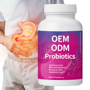 Capsules Probiotiques Mega, Vitamines Végétales, Soutien à la Santé Intestinale et à la Digestion, Capsules Probiotiques Marque Privée pour Femmes et Hommes, Digestion - Product Image 1