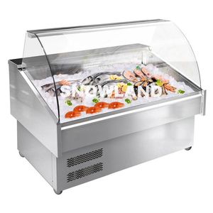 1280mm Nouveau Design Ventilateur Refroidissement En Acier Inoxydable Poisson Fruits <span class=keywords><strong>De</strong></span> <span class=keywords><strong>Mer</strong></span> Présentoir - Product Image 3