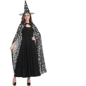 SOLPOP Ensemble <span class=keywords><strong>de</strong></span> costume <span class=keywords><strong>de</strong></span> sorcière/magicien d'Halloween avec capuche pour homme et femme, idéal pour le jeu <span class=keywords><strong>de</strong></span> rôle et le cosplay - Product Image 6