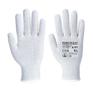 PORTWEST - A197GRRM Guante gris con carcasa antiestática-GUANTES EAN 5036108247325 - Product Image 1