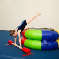 Équipement d'exercice, piste de tumbling gonflable, roue de fitness pour l'entraînement en gymnastique