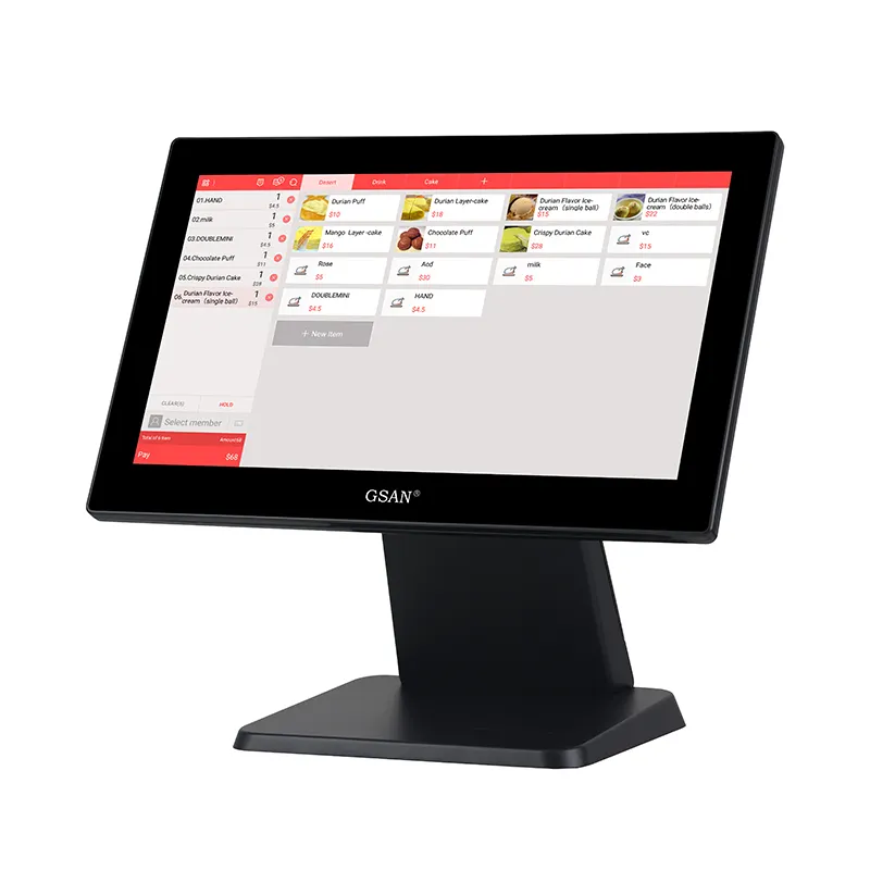 Capacitive 10 Point Touch Screen Complete Full Pos System Clothing Store Pos Systems For Retail