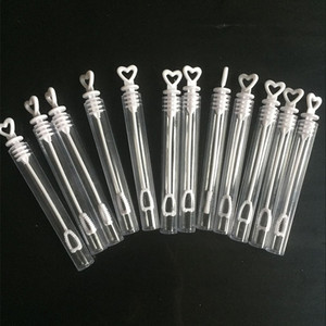 หลอดฟองสบู่สีขาวขนาดเล็กน่ารัก รูปหัวใจ หลอดเปล่าสำหรับใส่สบู่ ของชำร่วยงานแต่งงาน ของขวัญวันเกิด อุปกรณ์จัดงานเลี้ยง - Product Image 6