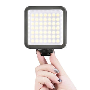 Mini Lampe Vidéo LED Portable 5W 6000K 49 LED pour Vlog, Lumière d'Appoint pour Trépied de Caméra avec Trous de Fixation 1/4 Pouce pour <span class=keywords><strong>YouTube</strong></span> - Product Image 4